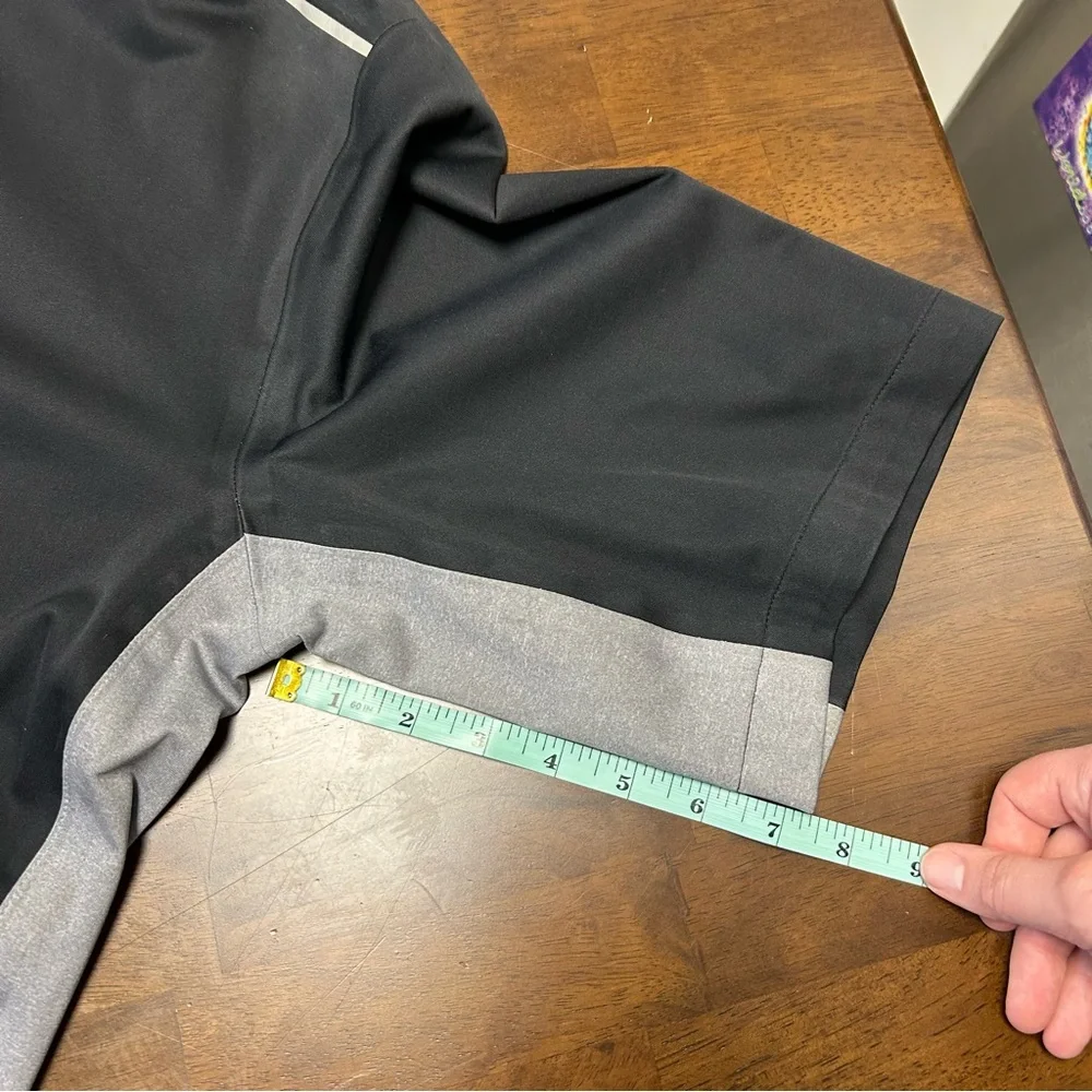Nike Golf Storm Fit Black Half Zip Short Sleeve Windbreaker Jacket Mens Size L